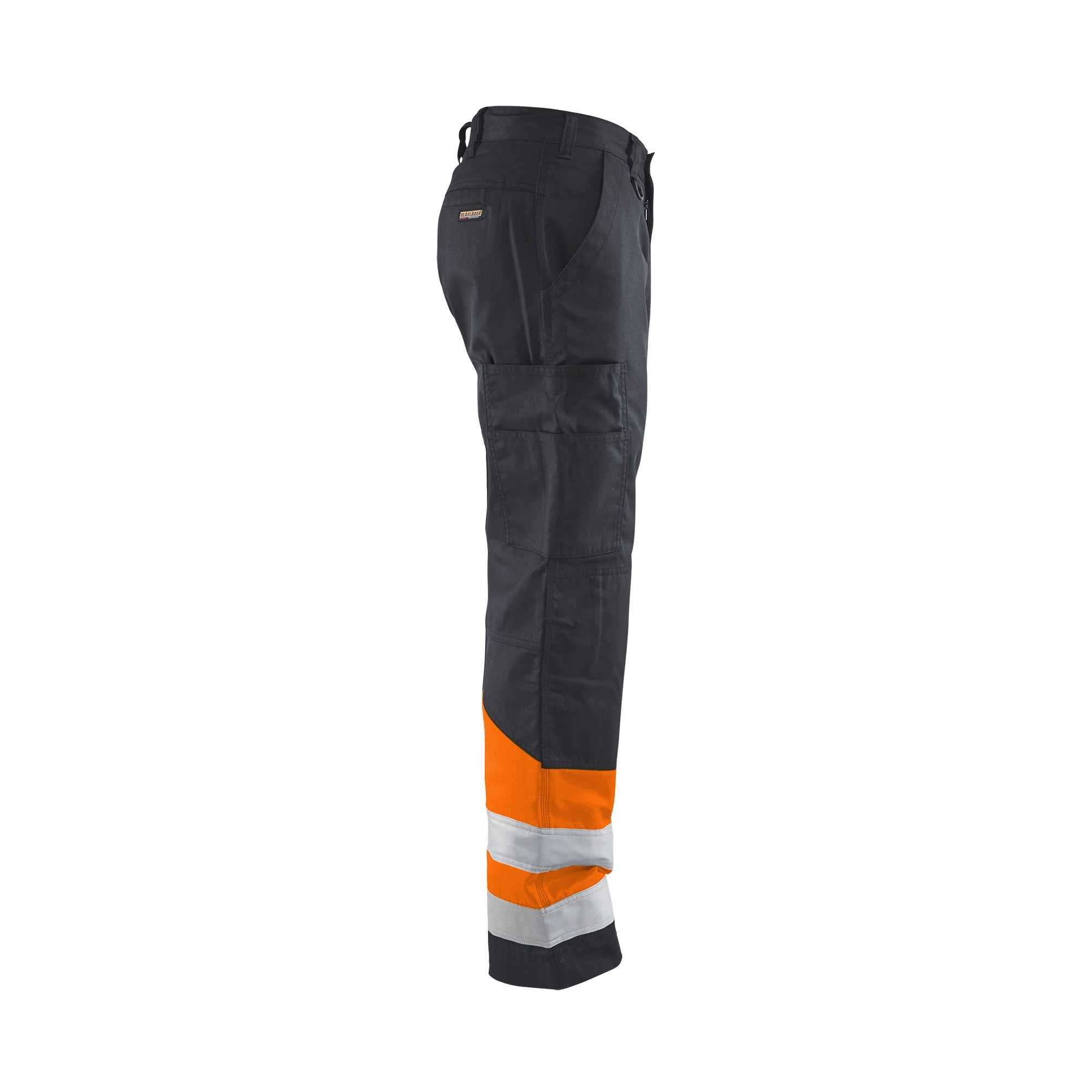 BLAKLADER 15641811 | Hi Vis trousers Hi Vis Reflective Work Trousers Men - twill fabric